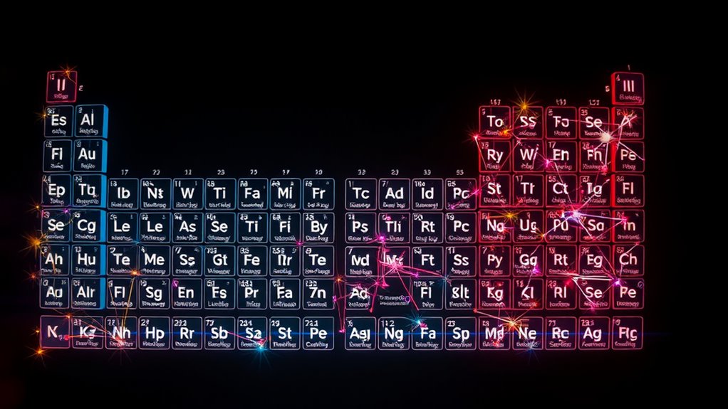 periodic table bond predictions