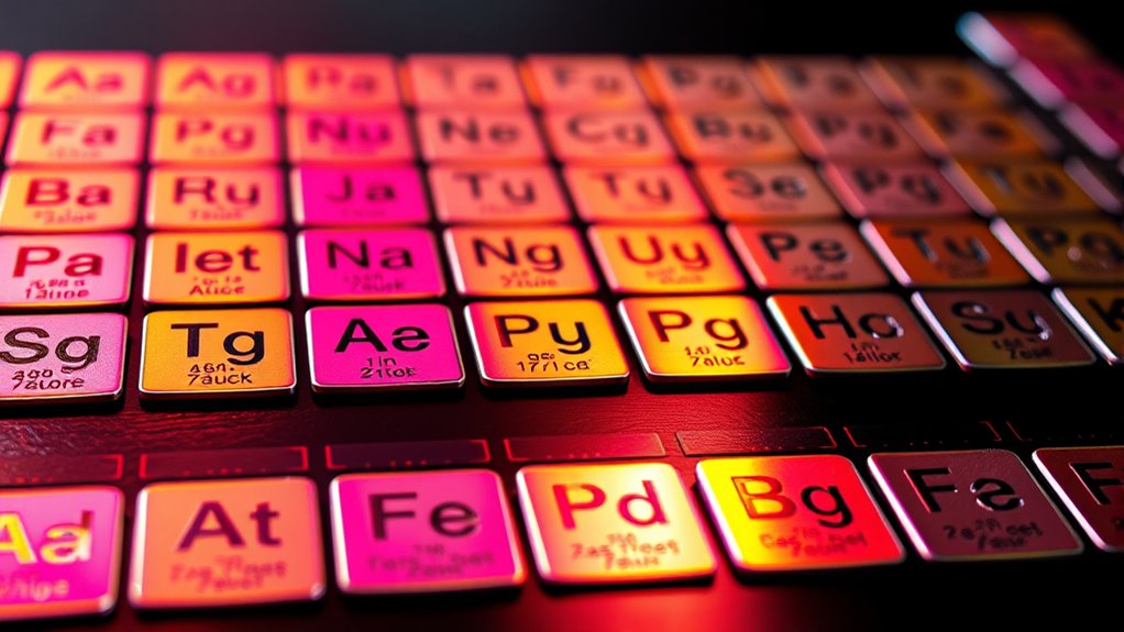 periodic table organization principles