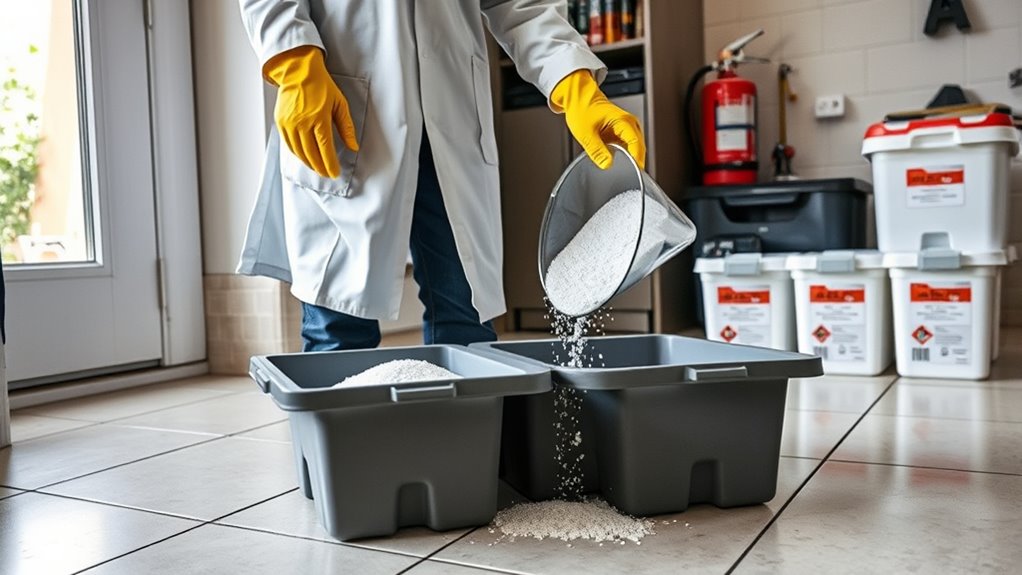 proper chemical spill safety equipment