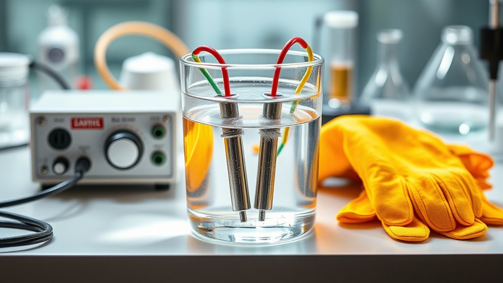 proper electrolysis setup procedures