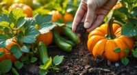 pumpkin cucumber pepper fertilization