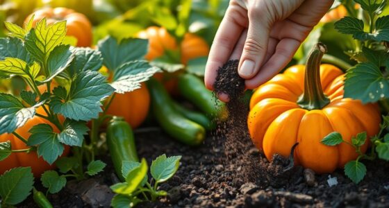 pumpkin cucumber pepper fertilization