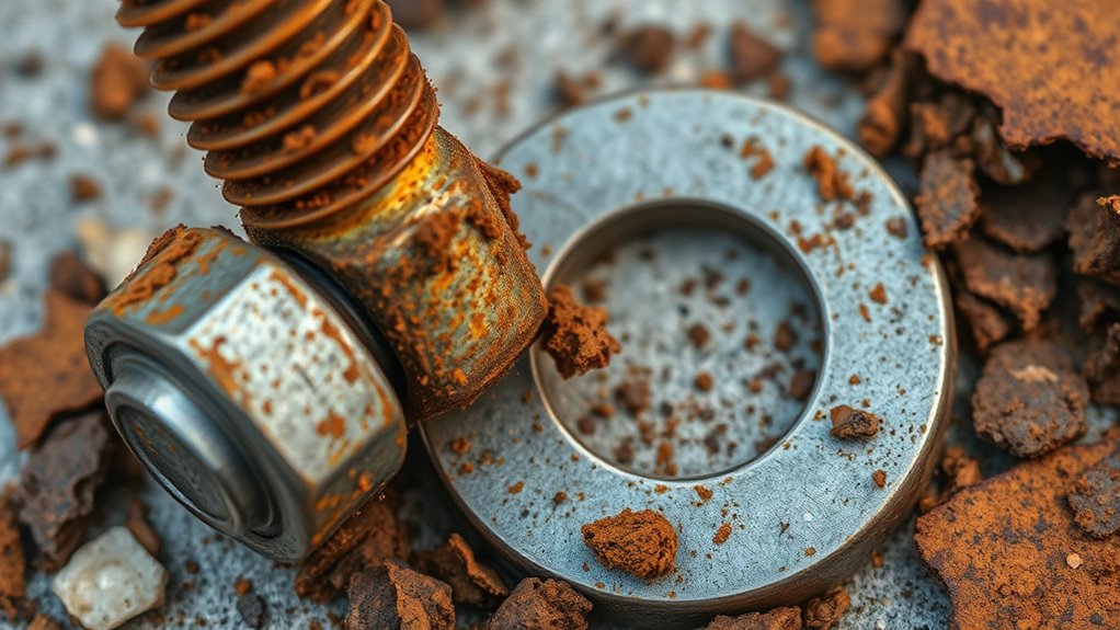 rust causes metal decay