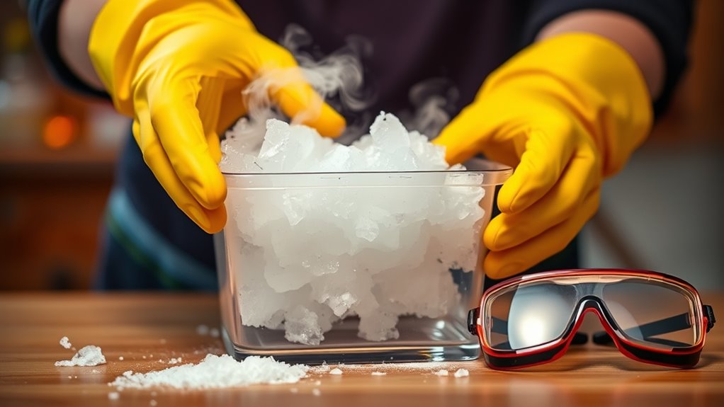 safe dry ice handling