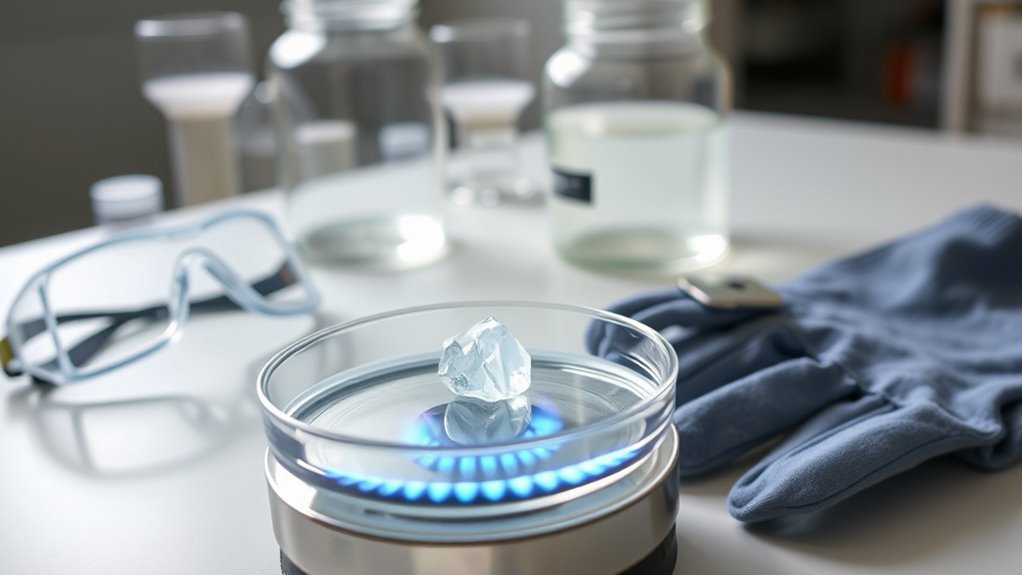 safe iodine sublimation setup