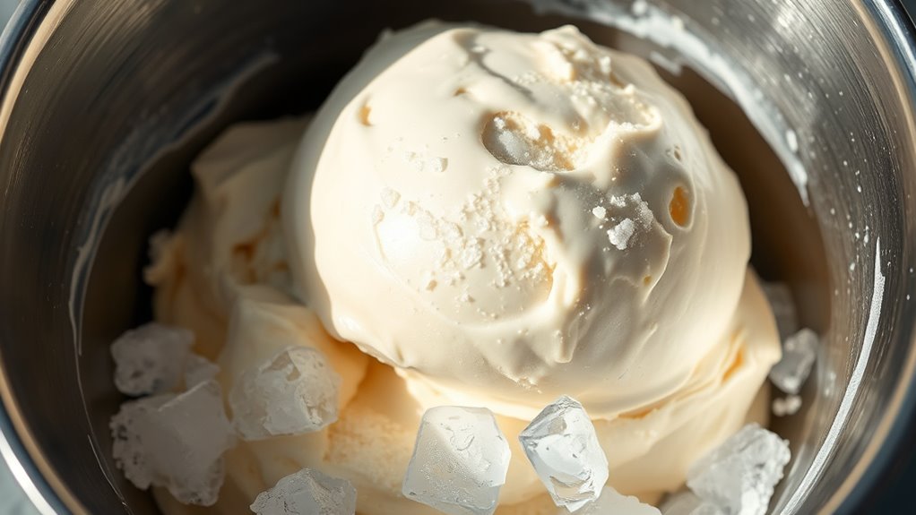 salt accelerates ice freezing