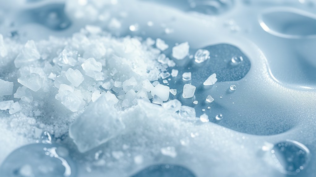 salt ions disrupt hydrogen bonding
