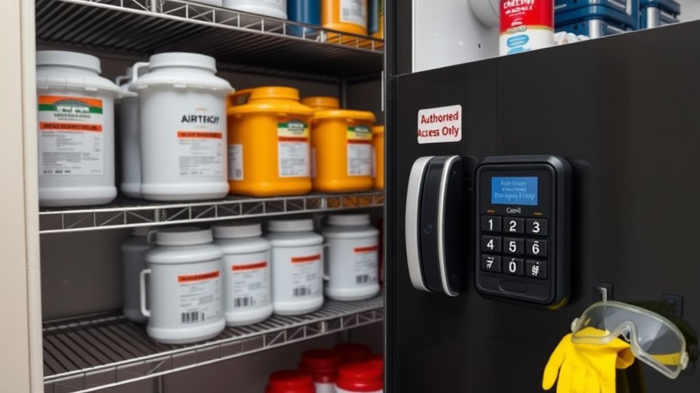 secure chemical storage practices