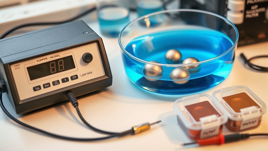 selecting suitable electroplating materials