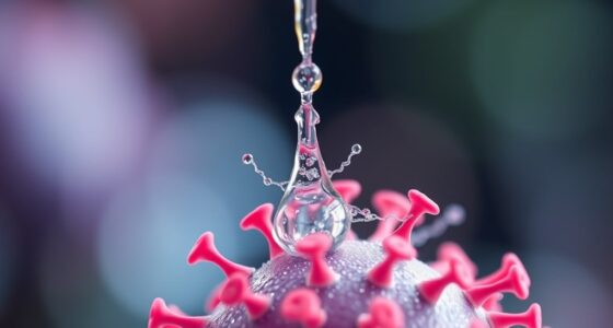 soap disrupts viral membranes
