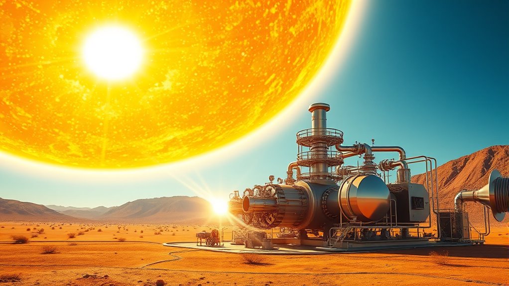 solar powered water splitting