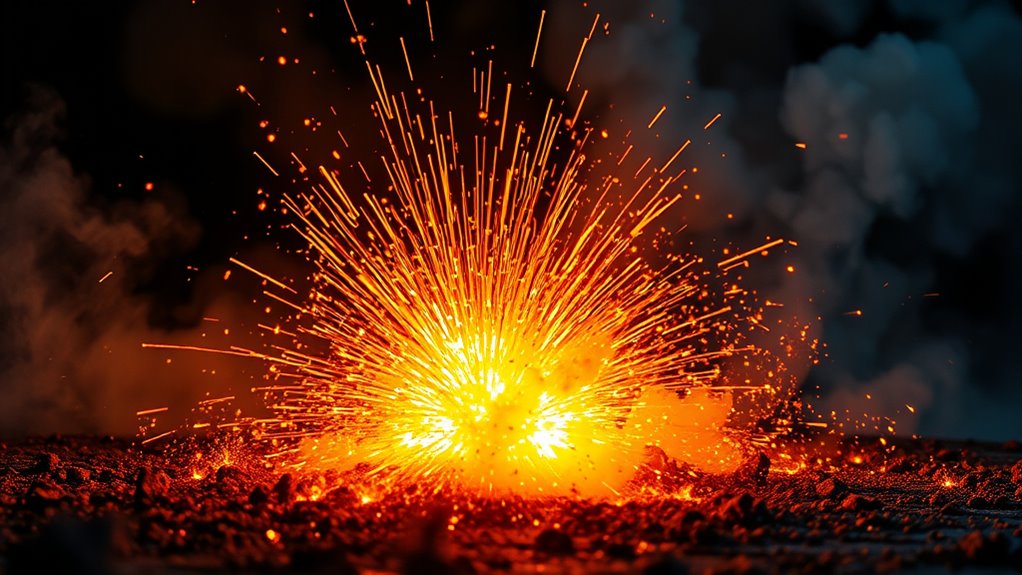 sparks cause accidental explosions