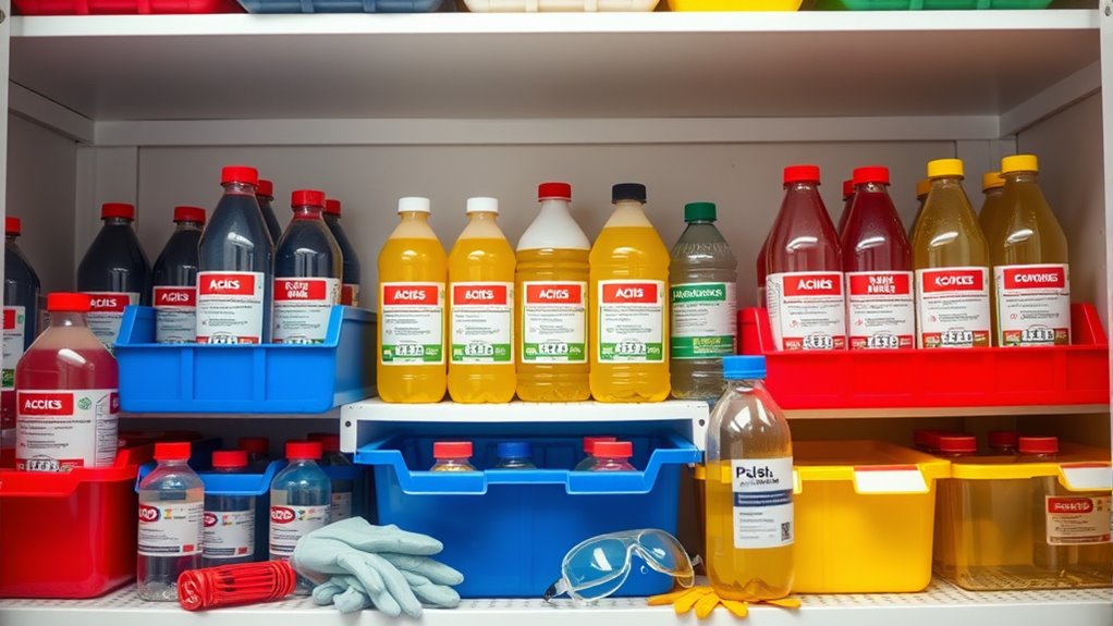 store chemicals by hazard class