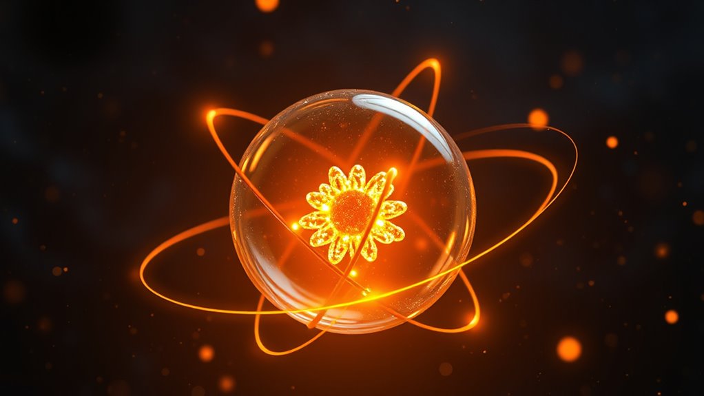 subatomic particles determine atom