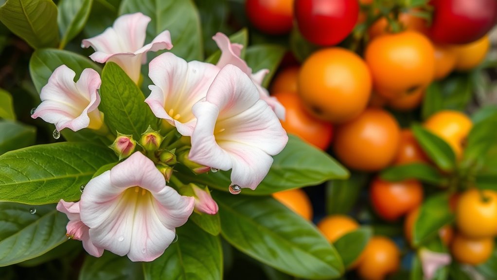 supports flowering and fruiting