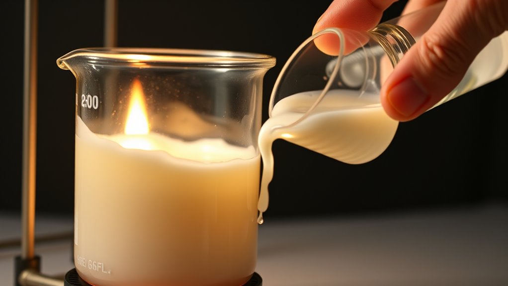 temperature control and acid stirring