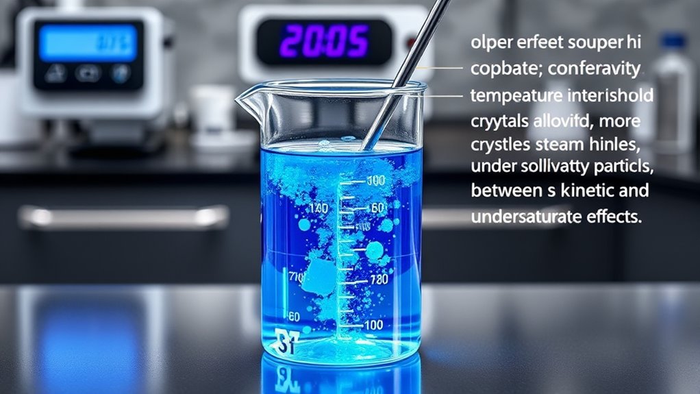 temperature dependent solubility effects