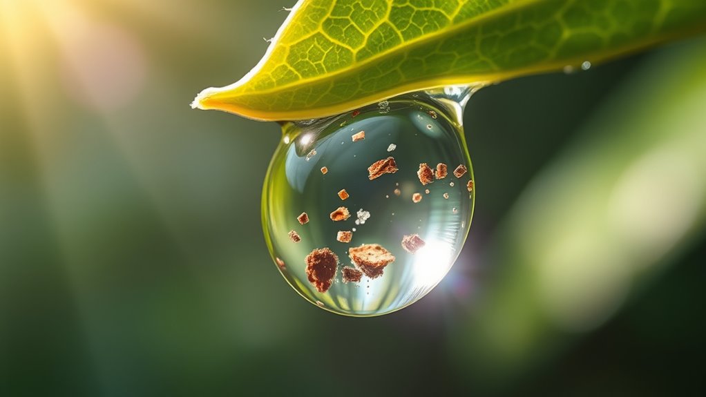water s dissolving and stabilizing