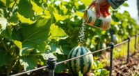 watermelon fertilizing methods precautions