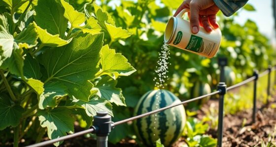 watermelon fertilizing methods precautions