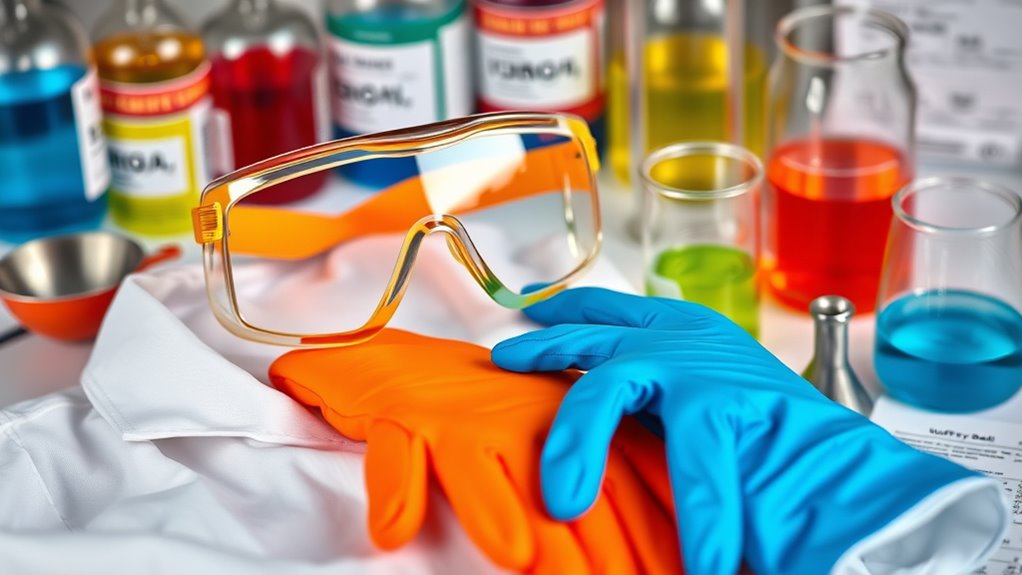 wear proper chemical ppe