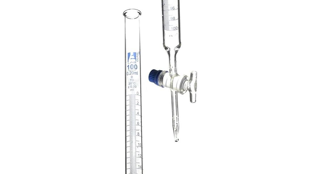 100ml borosilicate burette
