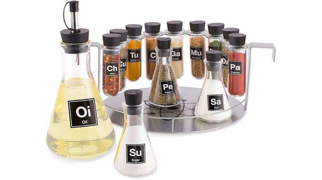 14 piece chemistry spice rack