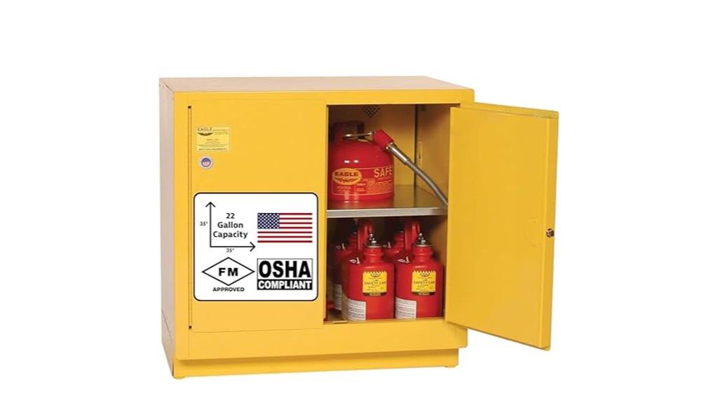 22 gallon flammable liquid cabinet