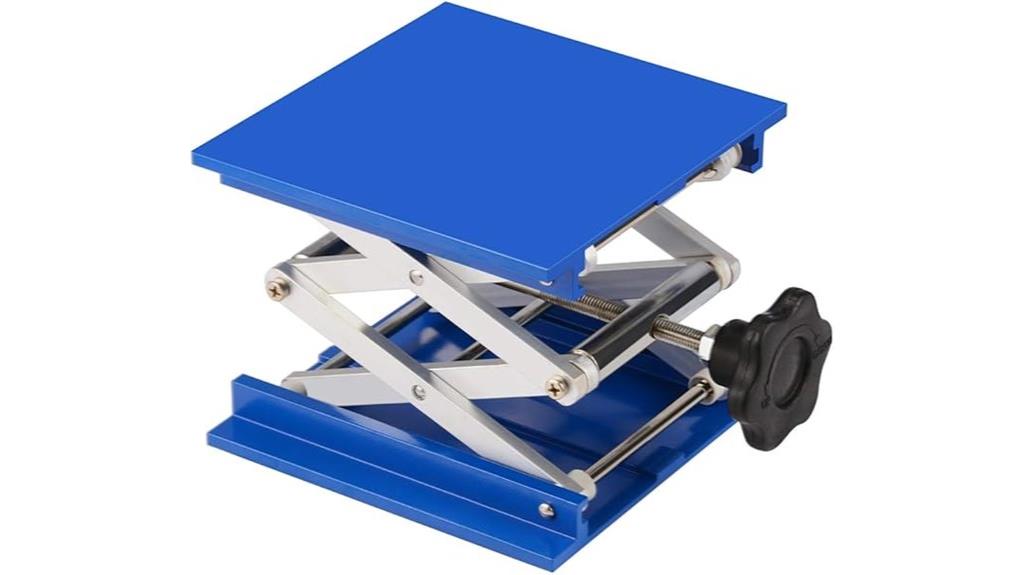 8 inch anodized aluminum lab jack
