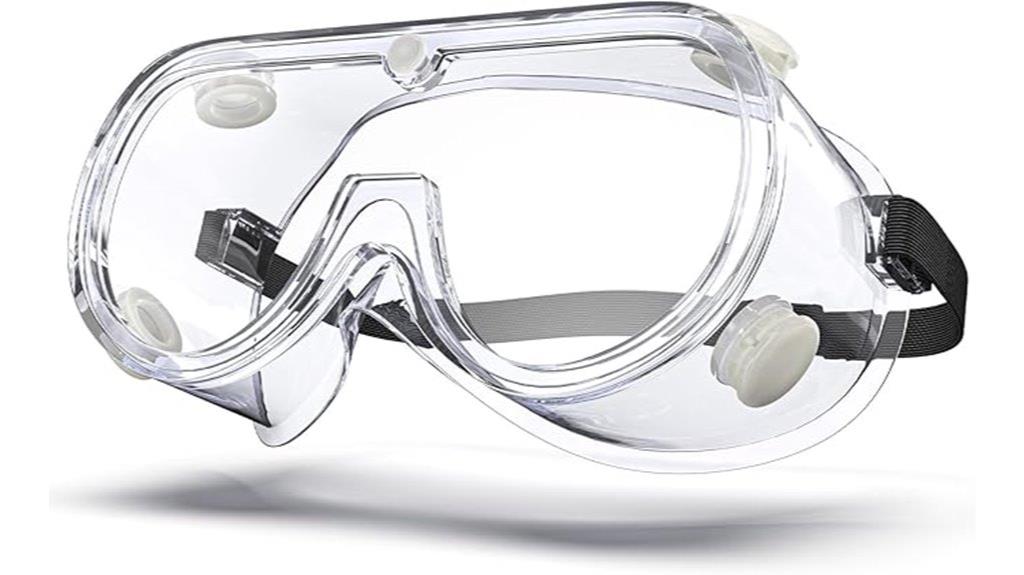 adjustable anti fog safety goggles