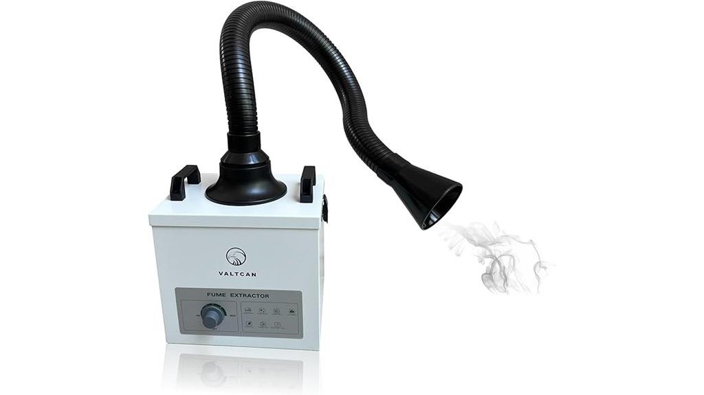 adjustable hose fume filter