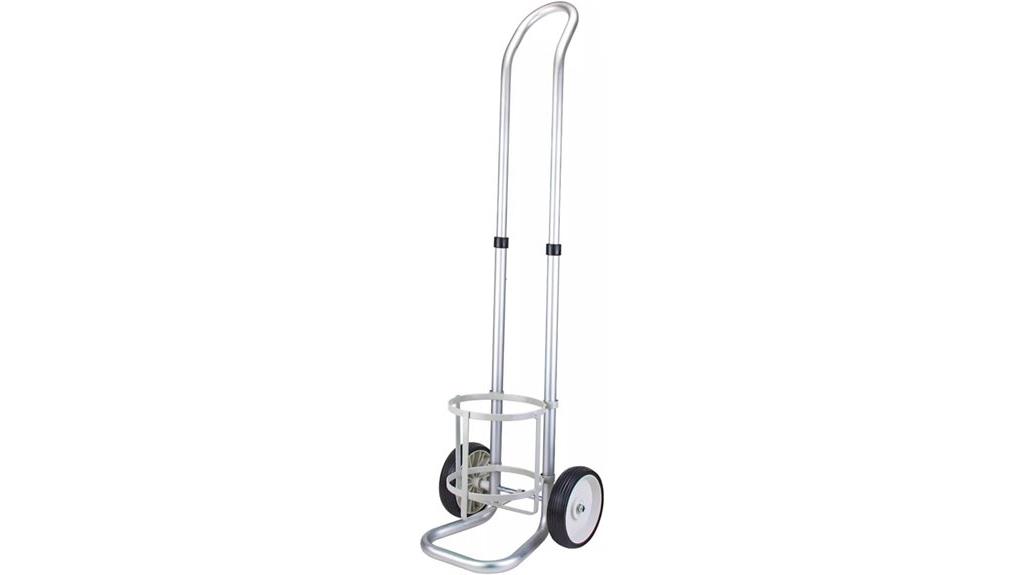 aluminum cylinder storage cart