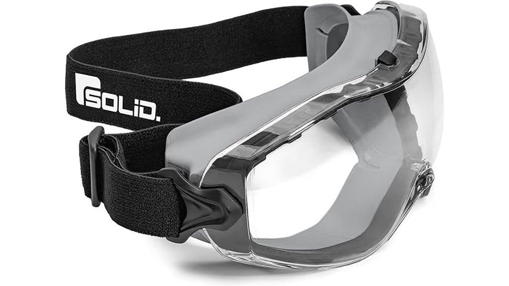anti fog adjustable safety goggles