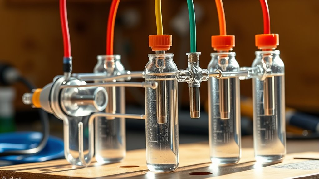 assembling hoffman voltameter setup
