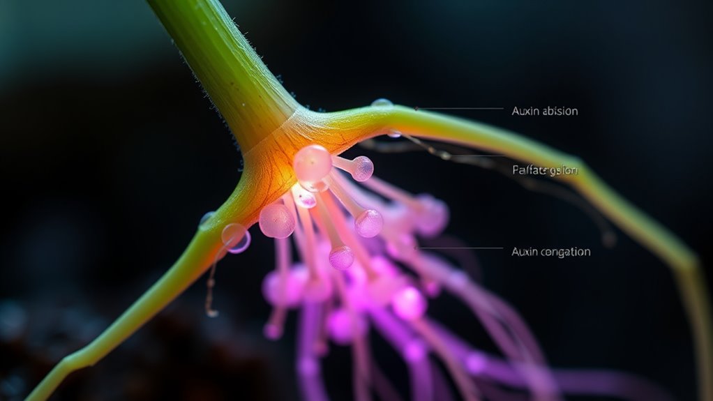 auxin receptor activation cascade