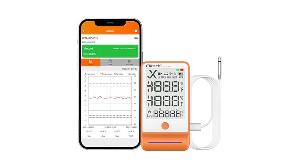 bluetooth hygrometer data logger