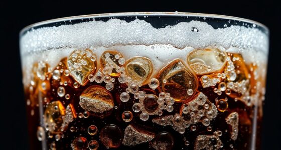 carbon dioxide creates bubbles