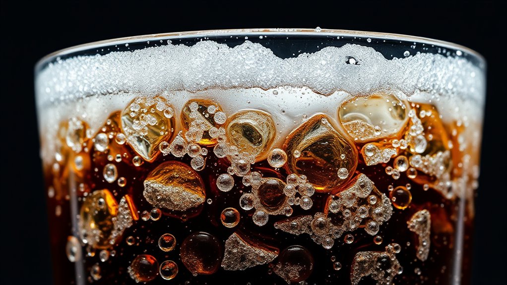 carbon dioxide creates bubbles