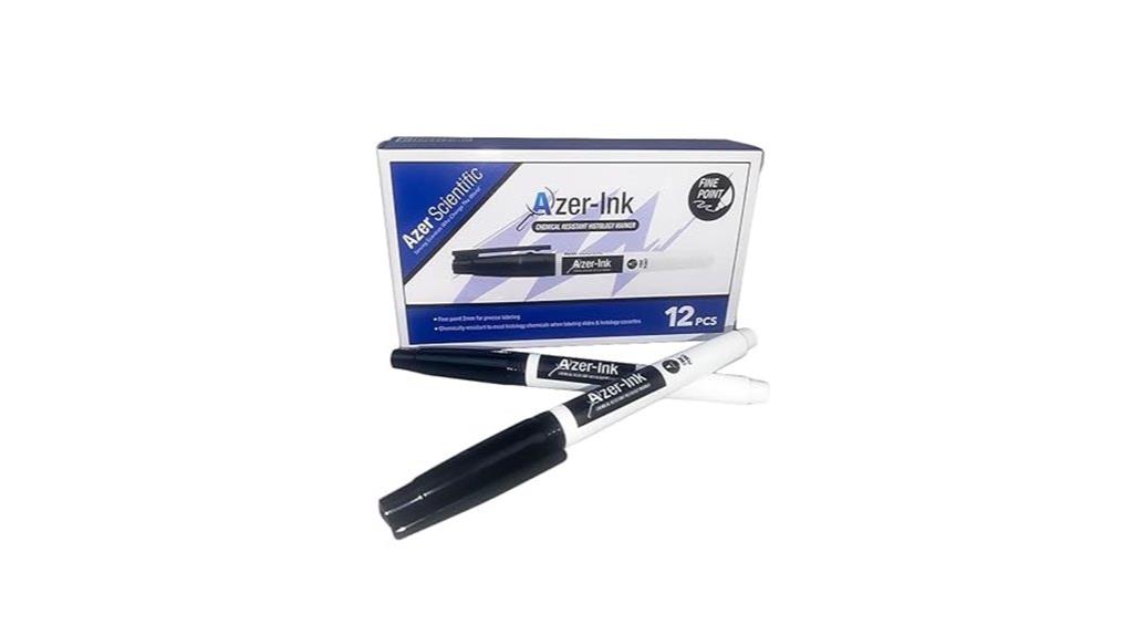 chemically resistant ink marker