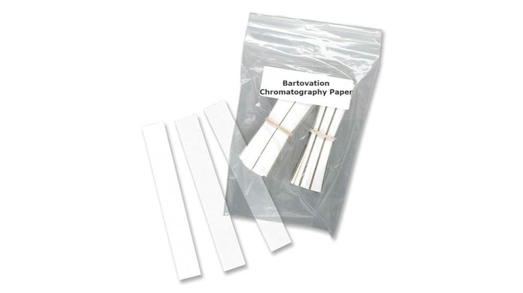chromatography paper strips