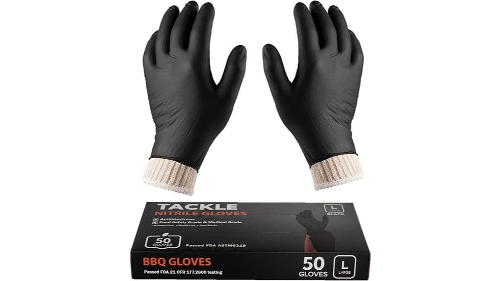 cotton lined nitrile disposable gloves