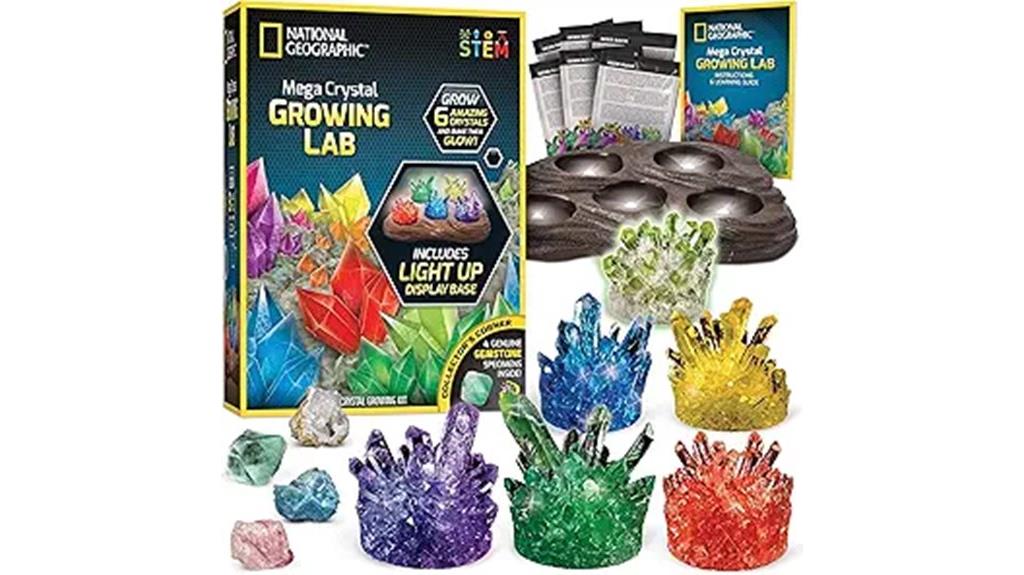 crystal growing science kit
