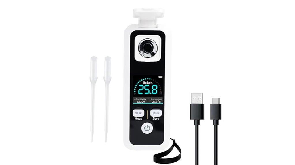 digital brix refractometer meter