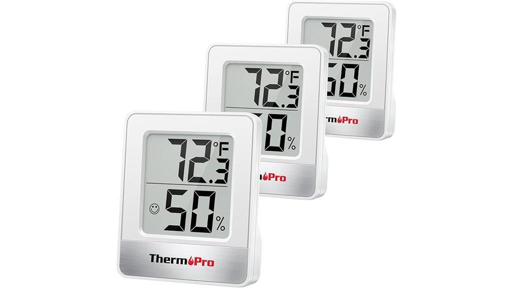 digital hygrometer triple pack