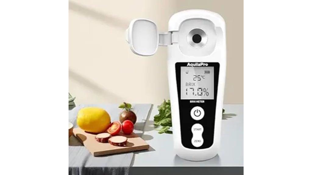 digital lcd fruit refractometer