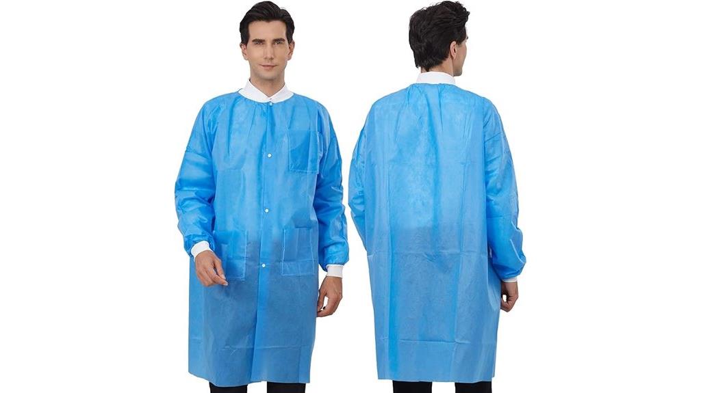 disposable adult lab coat
