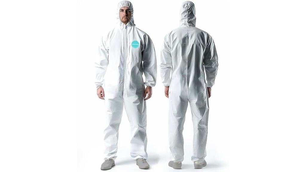 disposable hazmat suit