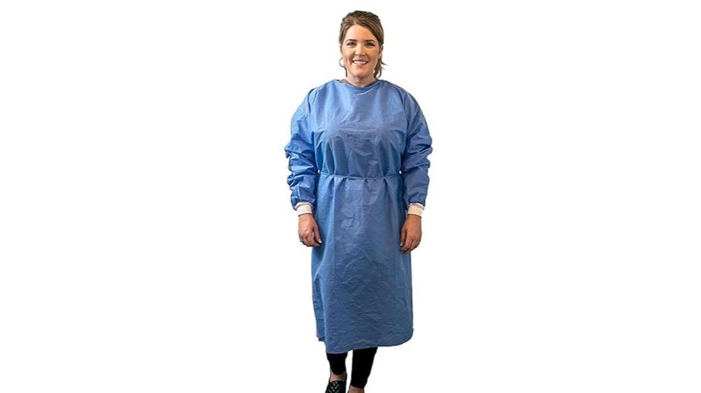 disposable large blue gowns