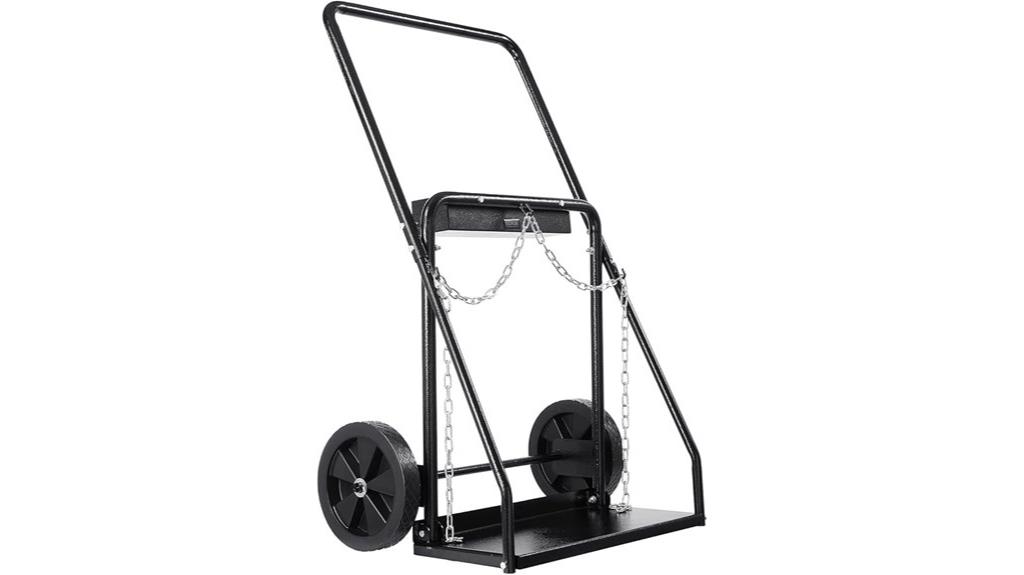 dual cylinder welding cart