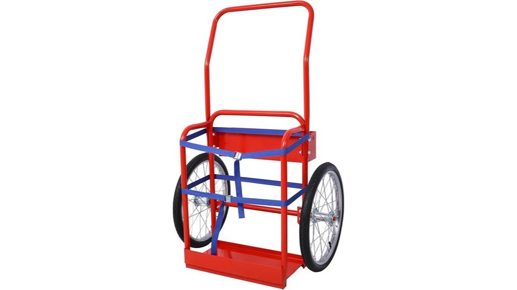dual oxygen tank dolly